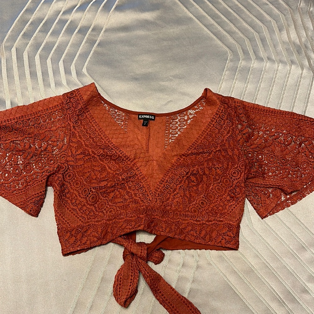Mesh crop top